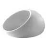 Elegant Bowl Cave - White Biscuit Porcelain - 10.5 x 11.5 x 7 cm