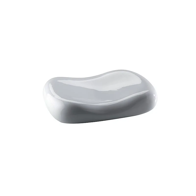 Elegant Donna Porcelain Pillow - White China - 33 cm x 22 cm (H7 cm)