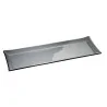 Elegant Tray - Dark Grey Glass - 62 x 21 x 3.5 cm