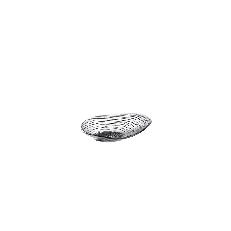 Elegant Dark Grey Plate Set - Diam. 28 cm - Ht 3.5/7 cm - 4 Piece Assortment