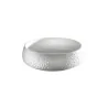 Elegant White Porcelain Plateau Plate/Small Bowl - Cuspis Design - Diam. 11.5 cm - Ht 3.5 cm - Vol. 0.18L