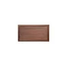 Elegant Walnut Solid Wood Base Tray - 47.5 x 25.5 x 3.1 cm