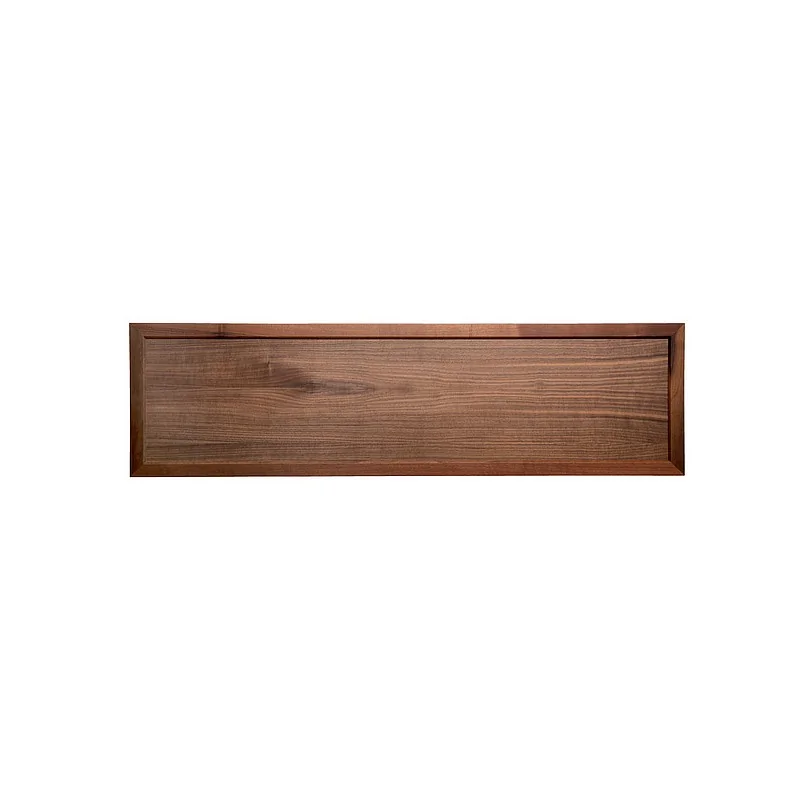 Elegant Walnut Solid Wood Base Tray Modul - 92.5 x 25.5 x 3.1 cm