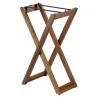Elegant Walnut Solid Wood Tray Stand/Side Table - 54.5 x 36 cm H87 cm