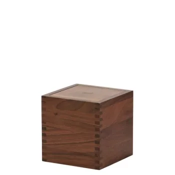 Elegant Walnut Solid Wood Buffet Display - 12” x 12” x 24 cm - Set of Two