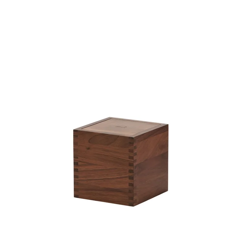 Elegant Walnut Solid Wood Buffet Display - 12” x 12” x 24 cm - Set of Two