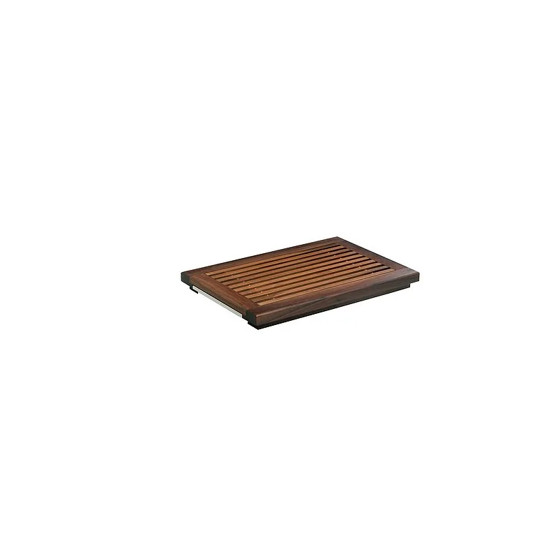Elegant Walnut Solid Wood Bread Cutting Board - Oiled Finish - 48 x 32.5 x 4.3 cm