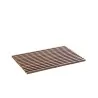 Elegant Walnut Solid Wood Grate Insert - 49.8 x 33.8 x 2 cm