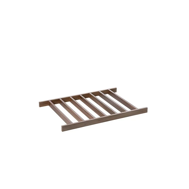 Elegant Walnut Solid Wood Tray Insert - Premium - 8 Divisions - 50 x 34 x 2.9 cm