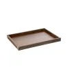 Elegant Walnut Solid Wood Serving Tray - 53 x 37 x 4 cm
