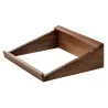 Elegant Walnut Solid Wood Tray Stand - Design - 42 x 51 cm H5/13.5 cm