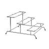 Elegant Buffet Etagere - 18/10 Stainless Steel - Polished - 46.5 x 54.5 x 30 cm