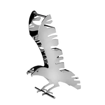 Elegant Falcon Etagere - 18/10 Stainless Steel - Mirror Polish - 24 x 20 x 45 cm