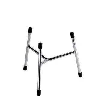 Elegant Buffet Stand - 18/10 Stainless Steel - Polished - H13.5 cm - Set of 3