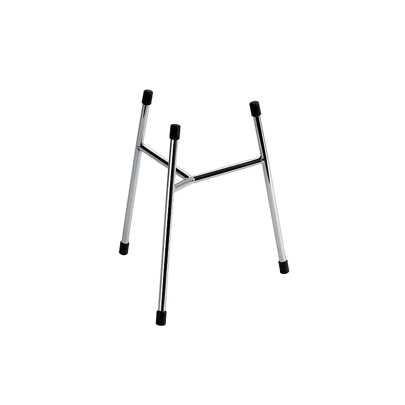Elegant Stainless Steel Buffet Stand - 18/10 Polished - H20 cm - Set of Three