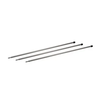 Elegant 18/10 Stainless Steel Polished Extension Table - L60 cm - 3-Piece Set