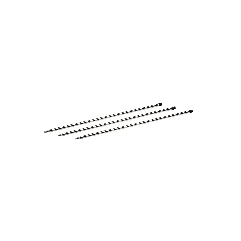 Elegant 18/10 Stainless Steel Polished Extension Table - L60 cm - 3-Piece Set