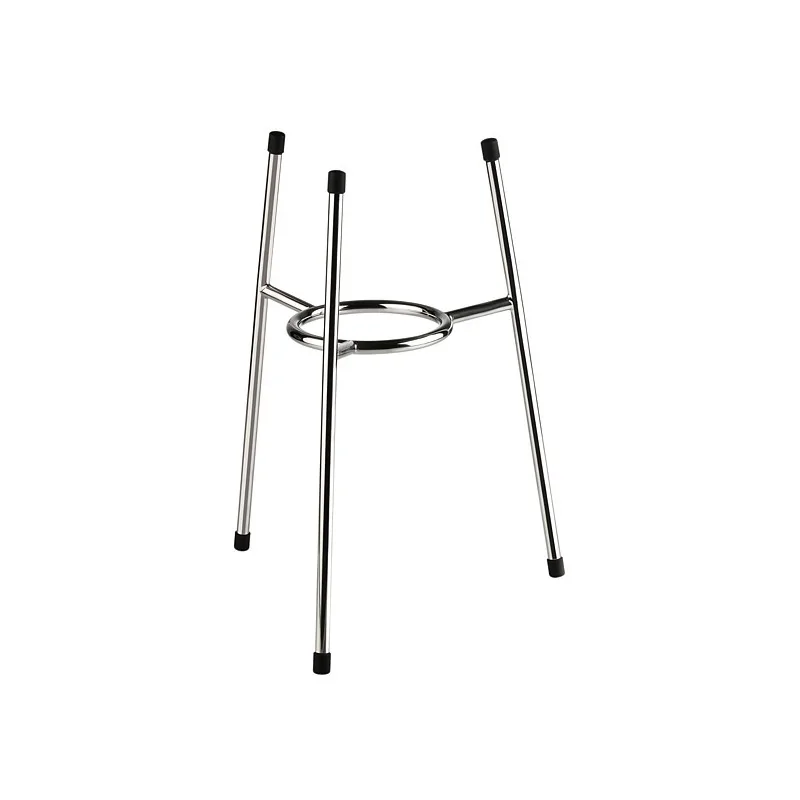 Elegant 18/10 Stainless Steel Buffet Stand - Ring Design - Polished Finish - Ht: 40 cm - Set of Three