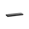 Elegant Slate Platter - 3 Boreholes - Unsealed Dimensions: 30 x 10 x 2.5 cm