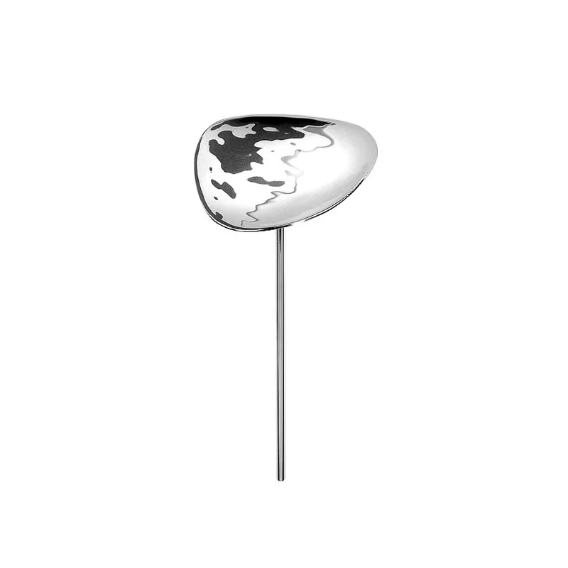 Elegant Hammered 18/10 Stainless Steel Miniature Plate - Ht 23 cm