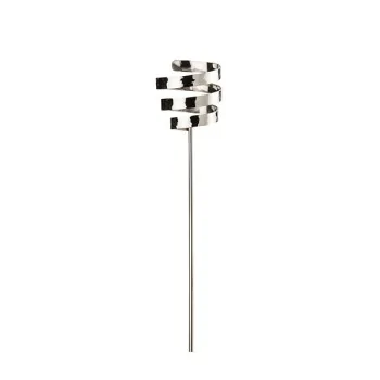 Elegant Holder Coil - 18/10 Stainless Steel - Hammered Finish - H30 cm