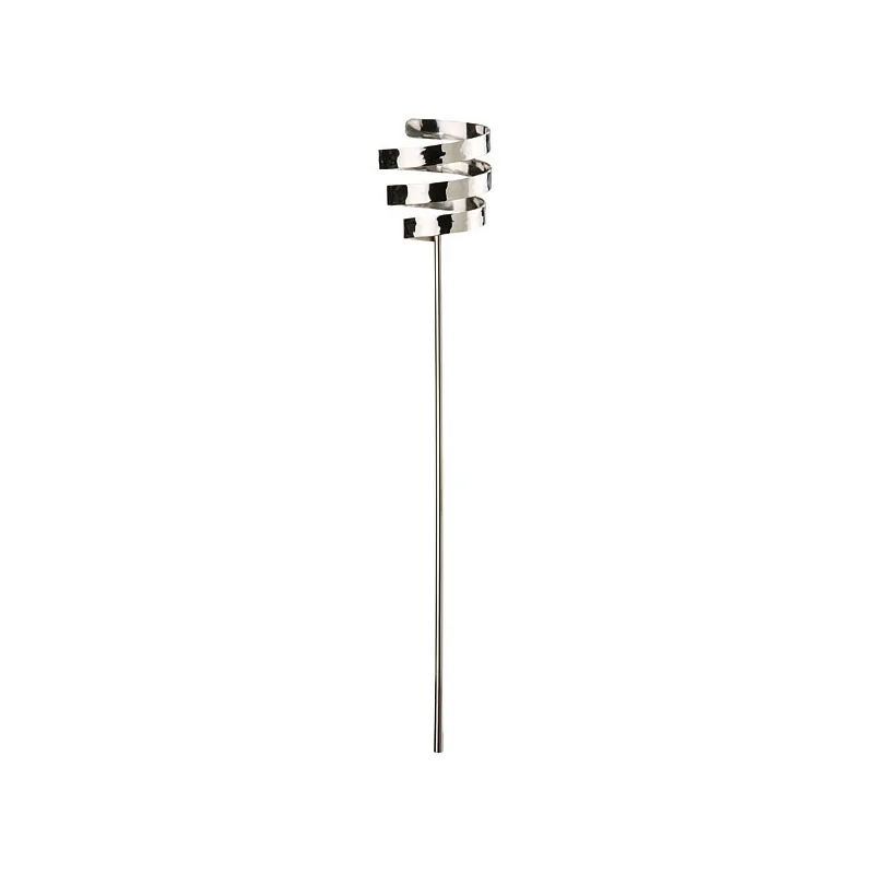 Elegant Holder Coil - 18/10 Stainless Steel - Hammered Finish - H35 cm