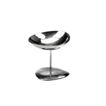 Elegant Ice Cream Cup - 18/10 Stainless Steel - Hammered Finish - 11.5 x 10 cm Ht 11 cm - 0.15L Capacity