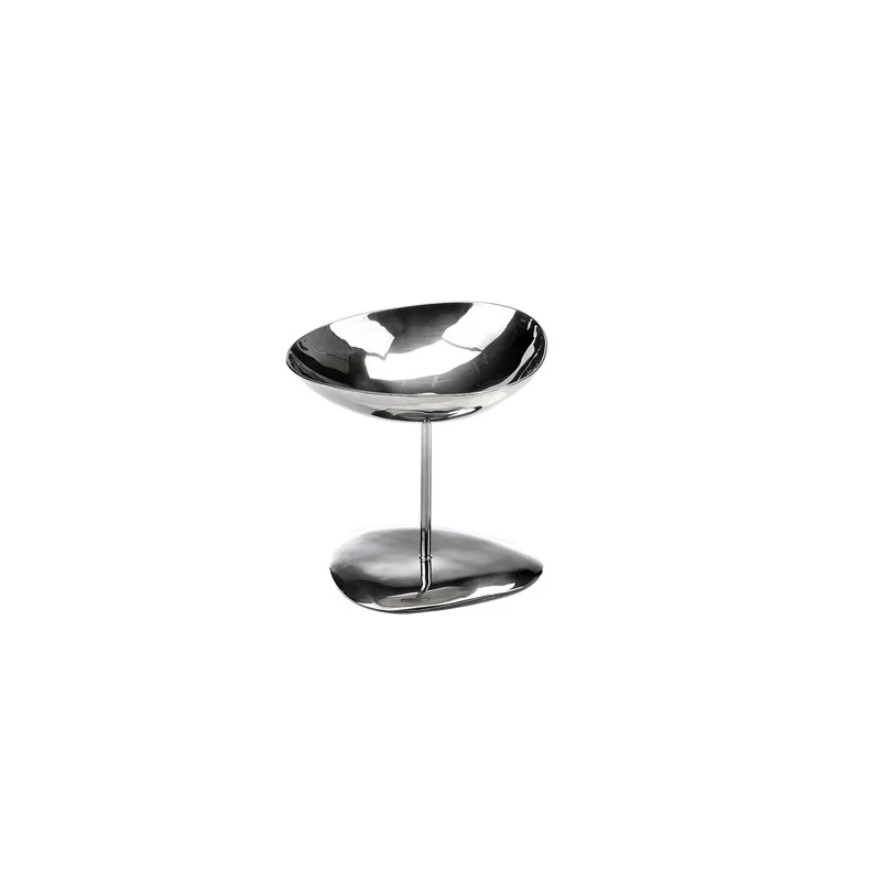 Elegant Ice Cream Cup - 18/10 Stainless Steel - Hammered Finish - 11.5 x 10 cm Ht 11 cm - 0.15L Capacity