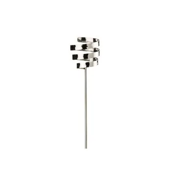 Elegant Holder Coil - 18/10 Stainless Steel - Hammered Finish - H25 cm