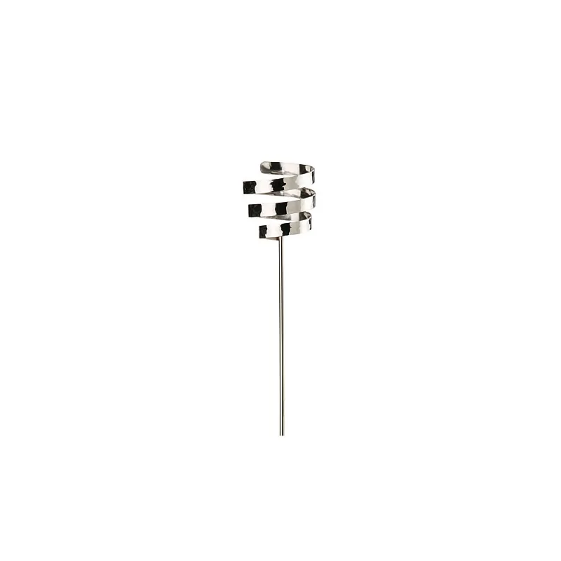 Elegant Holder Coil - 18/10 Stainless Steel - Hammered Finish - H25 cm