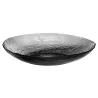 Elegant Dark Grey Glass Buffet Bowl - Diam. 82 cm Ht 15 cm