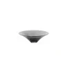 Elegant Bowl - Glass - Grey Lacquered - Diam. 17 cm - Ht 5.5 cm - Capacity 0.3L