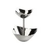 Elegant Triangular Etagere - 18/10 Stainless Steel - Mirror Polished - Diam. 13 cm Ht 16.5 cm