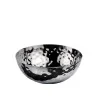 Elegant Stainless Steel Bowl Hammered Finish. Diam.: 21 cm - Ht: 8 cm - Capacity: 2.0L