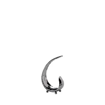 Elegant Bowl Sixth Sense - 18/10 Stainless Steel - Hammered Finish - 20 x 12 x 34 cm