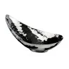 Elegant Oval Bowl - 18/10 Stainless Steel - Hammered Finish - 40 cm x 23 cm Ht 9/18.5 cm