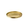 Elegant Orbis Serving Tray - Brass - Matt Finish - Diam. 40 cm - Ht 3 cm
