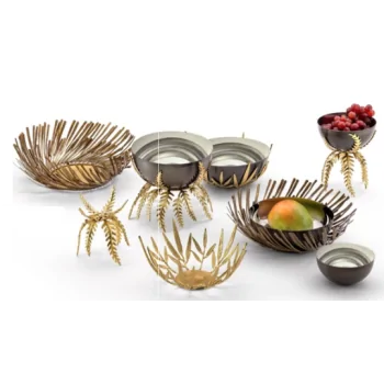 Elegant Bowl - 18/10 Stainless Steel - Anthracite Finish - Diam. 15 cm - Ht 7 cm