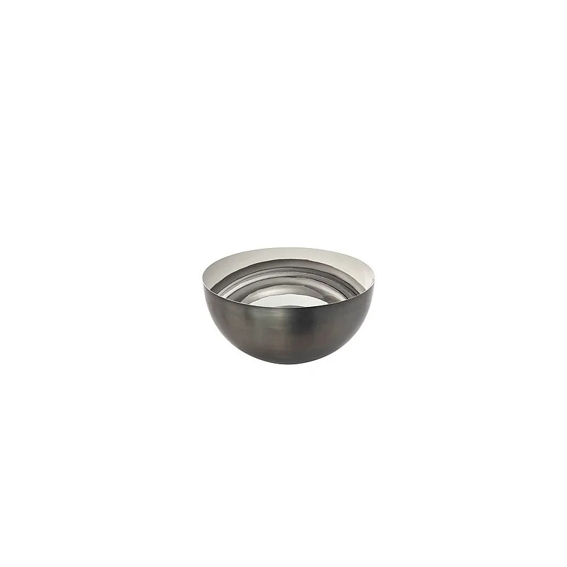 Elegant Bowl - 18/10 Stainless Steel - Anthracite Finish - Diam. 20 cm - Ht 9 cm