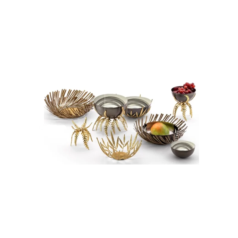 Elegant Bowl - 18/10 Stainless Steel - Anthracite Finish - Diam. 20 cm - Ht 9 cm