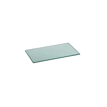 Elegant Tempered Glass Buffet Platter - 50 x 34 x 1 cm - Clear & Premium