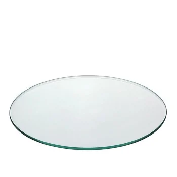 Elegant Glass Charger Plate - Clear - Diam. 33 cm