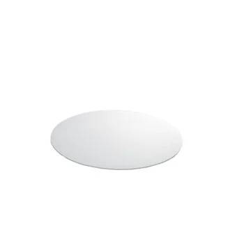 Elegant Tempered Glass Buffet Platter - White - Diam. 53 cm