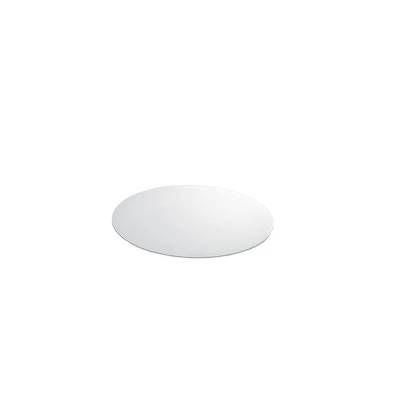 Elegant Tempered Glass Buffet Platter - White - Diam. 53 cm