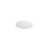 Elegant Tempered Glass Charger Plate - White - Diam. 33 cm - Quality