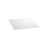 Elegant Tempered Glass Buffet Platter - White - 50 cm x 50 cm x 0.4 cm