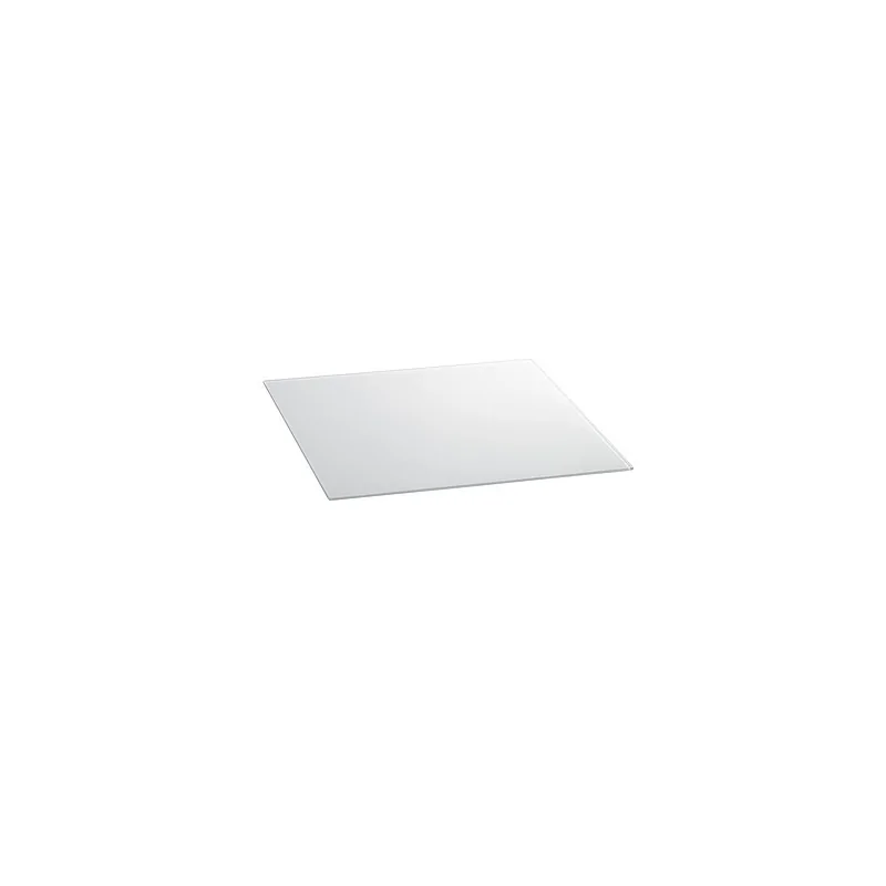 Elegant Tempered Glass Buffet Platter - White - 42 x 42 x 0.4 cm