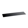 Elegant Tempered Glass Buffet Platter - Black - 91 x 21 x 0.4 cm