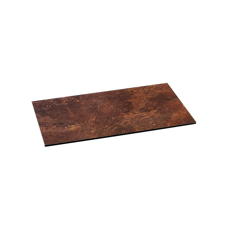 Elegant Buffet Platter Industry 2.0 - Laminated Plastic - Rusted Aesthetic - 53 x 32.5 x 0.8 cm