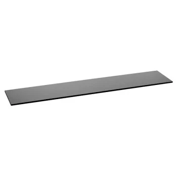 Elegant Buffet Platter - Dark Grey Laminated Plastic - 102 x 21 x 0.8 cm